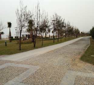 Strandpromenade im März