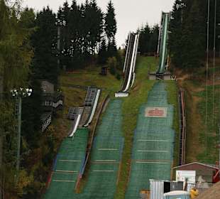 Kleine Sprungschanzen im Oktober 2014