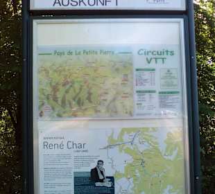 Wanderweg René-Char-Dichterweg La Petite Pierre