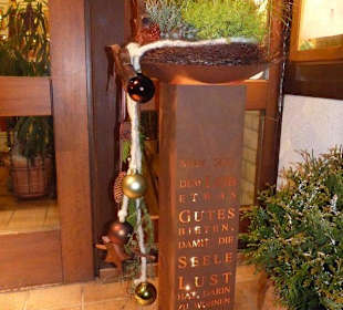 Außendeko Weihnachten 2013