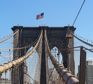Auf der Brooklyn Bridge