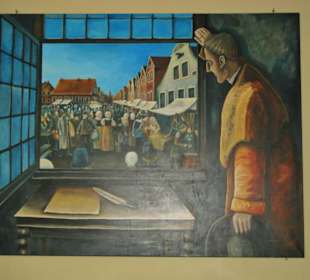 Rathaus Leer - im Treppenhaus