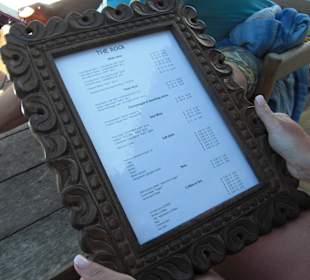 The Rock - Restaurantkarte