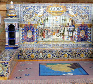 Keramikmotiv von Cadiz