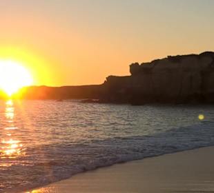 Sonnenuntergang am Strand von Castelo