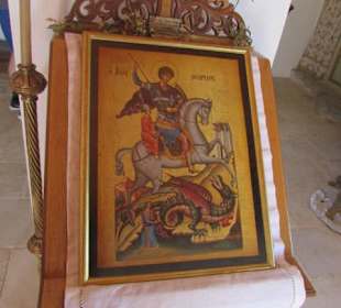 Kapelle innen auf Spinalonga