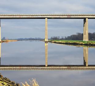 Ansichten der Huntebrücke in Oldenburg