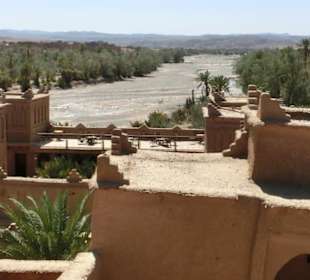 Blick von oben über das Wadi