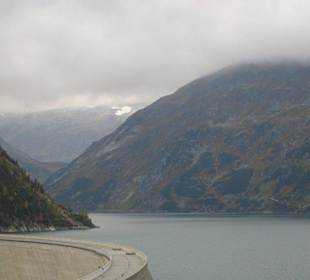 Blick auf den Stausee