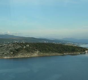 Ausblick von der Krk-Brücke