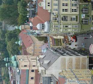 Blick  von der Festung auf Glatz