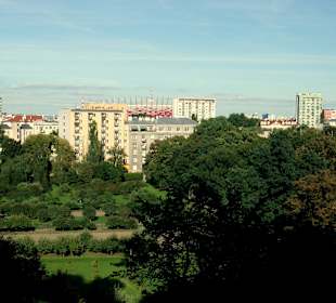 Widok ze skarpy wiślanej na Powiśle