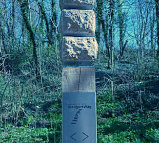 Mit solch einem Wegweiser fühlt man sich gut.