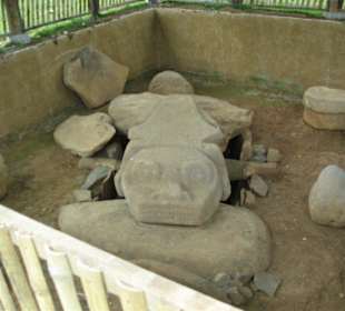 Präkolumbische Grabstätte