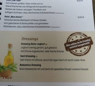 Speisekarte