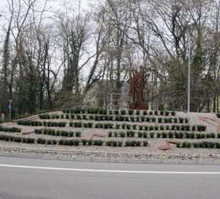 Kreisel am Schwanenweiher