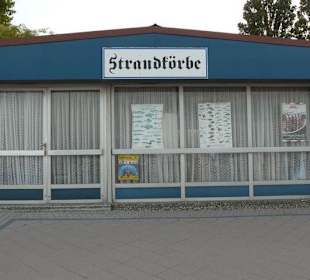 Shops and Restaurants at Sea Front in Dahme