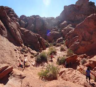 Im Valley of Fire unterwegs