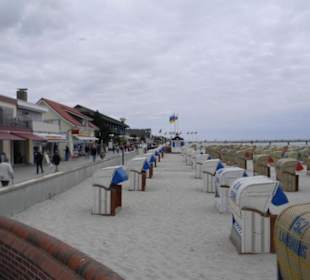 Promenade und Strand von Grömitz
