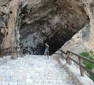 Höhle von Arta - Ausgang