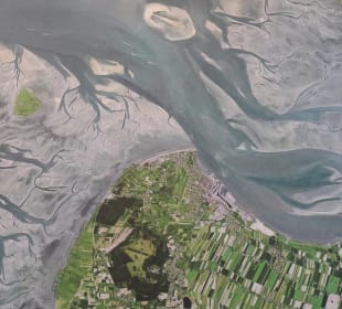 Beim Wattenmeer-Besucherzentrum in Sahlenburg