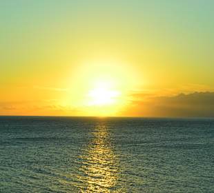 Atardecer en meloneras gran canarias