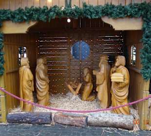 Die Krippe im Rathausinnenhof