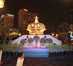 Auf der Dachterrasse des Hotel Rex