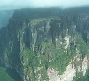 Tafelberge vom Flugzeug aus