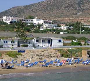 Strand vor dem Hotel