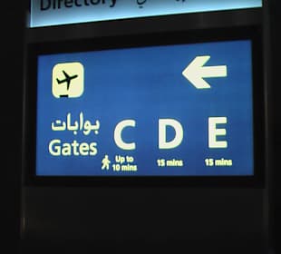 Auch Wegzeiten zu den 