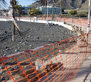 Baustelle am Strand 