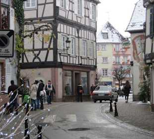 Altstadt Wissembourg im Winter