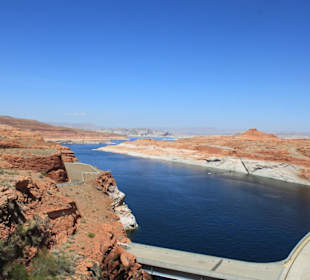 Lake Powell vor dem Glen Canyon Staudamm