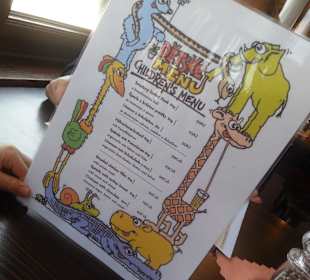 Die Kinderkarte....alles selbst gemacht