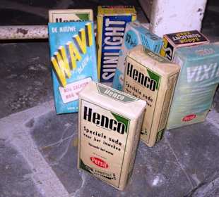 Waschmittelsammlung im Landmuseum