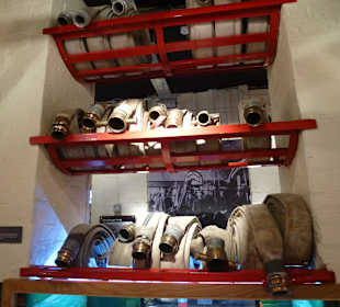 Löschschläuche aus alter Zeit