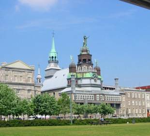 in Montreal - Kirche am alten Hafen