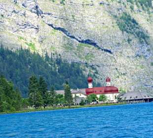 St .Bartholomä mit Watzmann-Ostwand