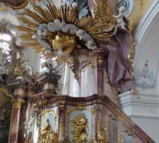 Impressionen aus der Basilika Vierzehnheiligen