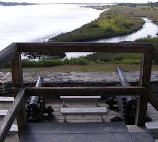 Aussicht über das Kanonendeck