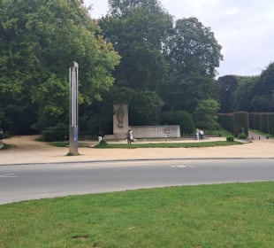 Das sehr schöne Atomium aus der Weltausstellung vo