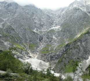 Wandern St. Bartholomä Richtung Eiskapelle