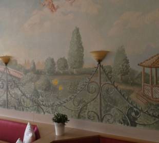 Pause auf der Promende am Rosengarten