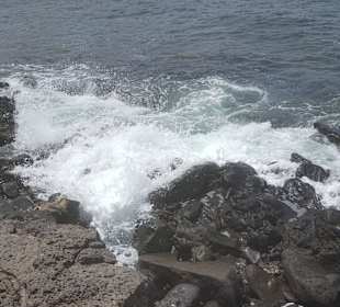 Felsen an einer Küste