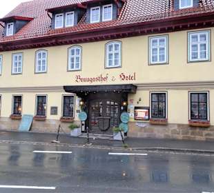 Außenansicht des Brauereigasthofes Grosch