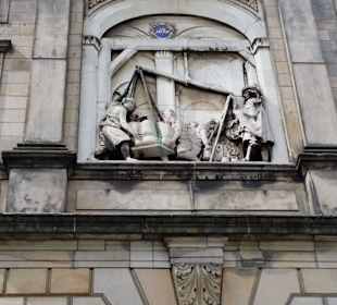 Schöne und gut erhaltene Fassaden