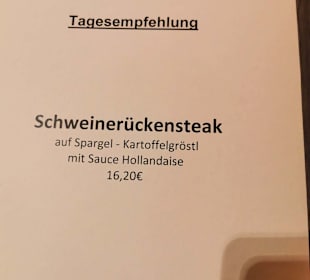Speisekarte