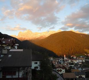 Der Rosengarten blüht bzw. glüht