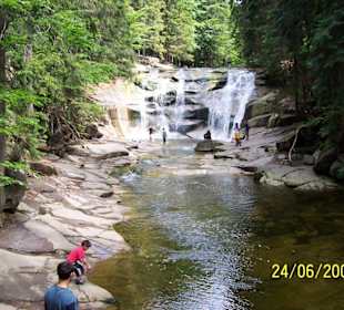 Ausflug zum Wasserfall